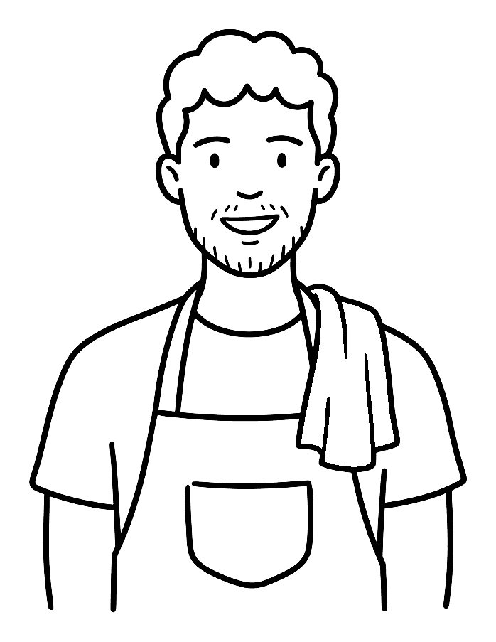 Drawing of Mitch
