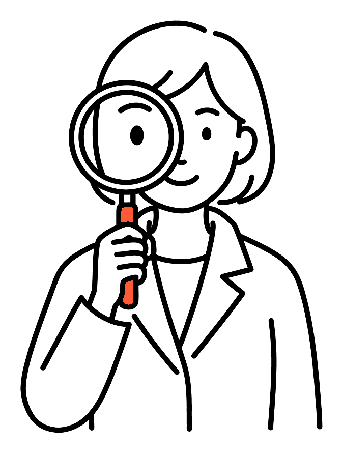 Drawing of Detective Dot