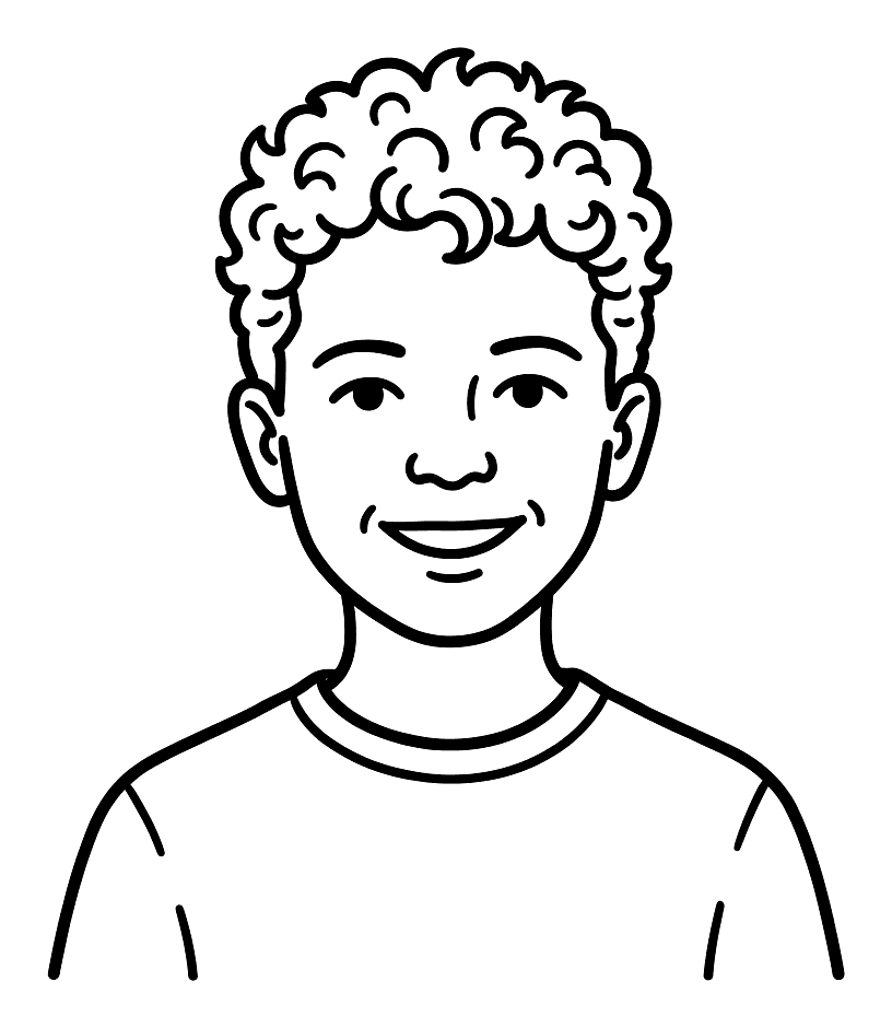 Drawing of Alfie