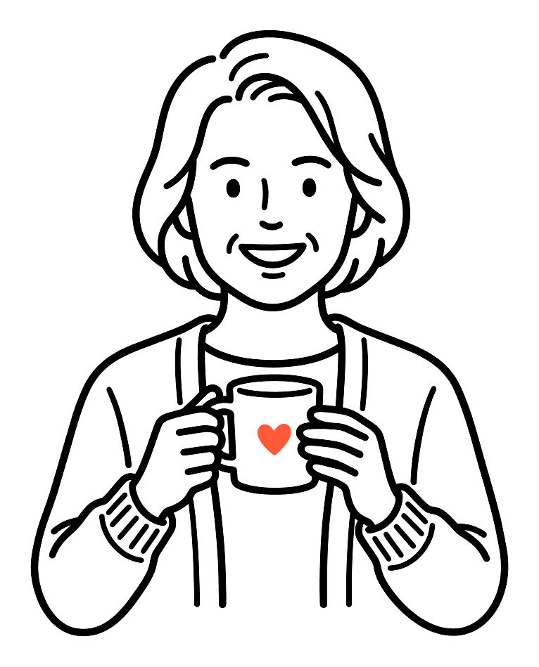 Drawing of Mrs Hill