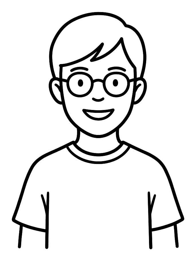 Drawing of Callum