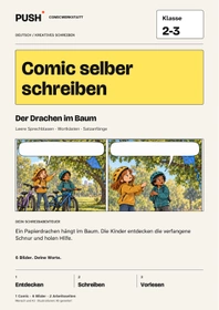 Cover: Comic selber schreiben | Klasse 2-3 | Der Drachen im Baum