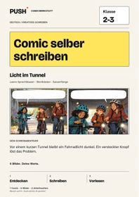 Cover: Comic selber schreiben | Klasse 2-3 | Licht im Tunnel