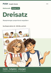 Cover: Das Rezept wächst mit: Comic mit Aufgaben und Lösungen, Kl. 5–6