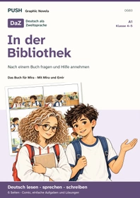 Cover: DaZ A1: Das Buch für Mira – Comic, Aufgaben und Lösungen