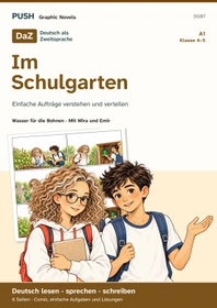 Cover: DaZ A1: Wasser für die Bohnen – Comic, Aufgaben und Lösungen
