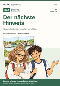 Cover: DaZ A2: Der nächste Hinweis – Comic, Aufgaben und Lösungen