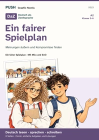 Cover: DaZ A2: Ein fairer Spielplan – Comic, Aufgaben und Lösungen