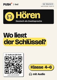 Cover: DaZ Hörverstehen: Wo liegt der Schlüssel? Kl. 4–6, mit Audio