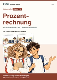 Cover: Der Rabatt-Check: Comic mit Aufgaben und Lösungen, Kl. 7–8