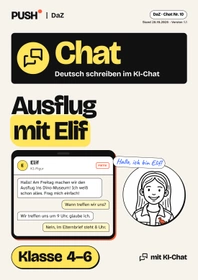 Cover: Deutsch schreiben im KI-Chat (DaZ): Ausflug mit Elif – Kl. 4–6