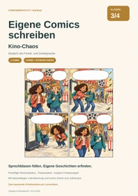 Cover: Eigene Comics schreiben | DaF/DaZ Klasse 3/4 | Kino-Chaos