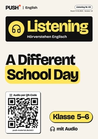 Cover: Englisch Listening: A Different School Day, Kl. 5–6, mit Audio