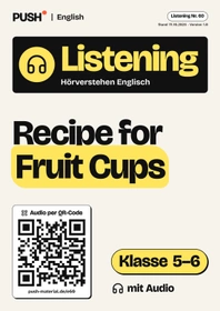 Cover: Englisch Listening: Recipe for Fruit Cups, Kl. 5–6, mit Audio