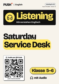Cover: Englisch Listening: Saturday Service Desk, Kl. 5–6, mit Audio
