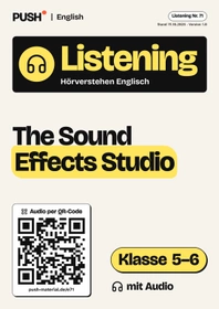 Cover: Englisch Listening: The Sound Effects Studio, Kl. 5–6, mit Audio