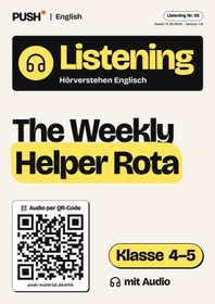 Cover: Englisch Listening: The Weekly Helper Rota, Kl. 4–5, mit Audio