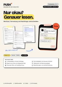 Cover: Nur okay? Nachrichten verstehen – Arbeitsblätter Kl. 5–6