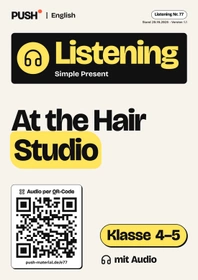 Cover: Simple Present Listening: At the Hair Studio, Kl. 4–5, Audio