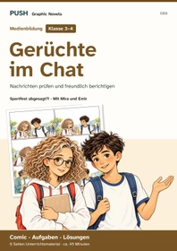 Cover: Sportfest abgesagt?! Comic mit Aufgaben und Lösungen, Kl. 3–4