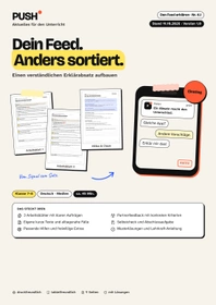 Cover: Warum Feeds anders aussehen: Erklärtexte schreiben – Arbeitsblätter Kl. 7–8