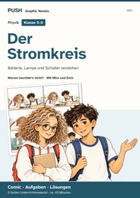 Cover: Warum leuchtet's nicht? Comic mit Aufgaben und Lösungen, Kl. 5–6